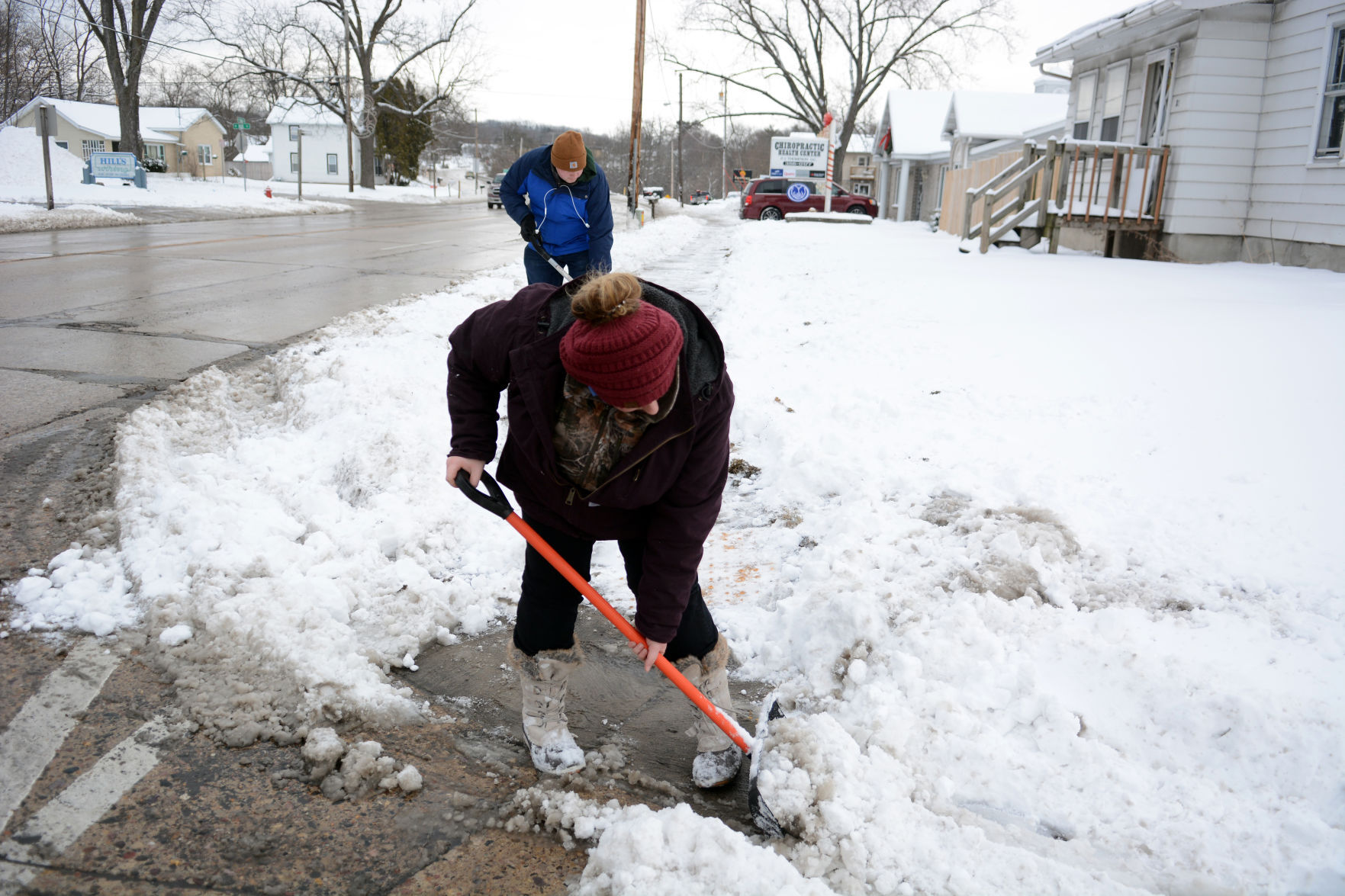 Snowstorm aftermath Dec. 30 in Baraboo, Portage